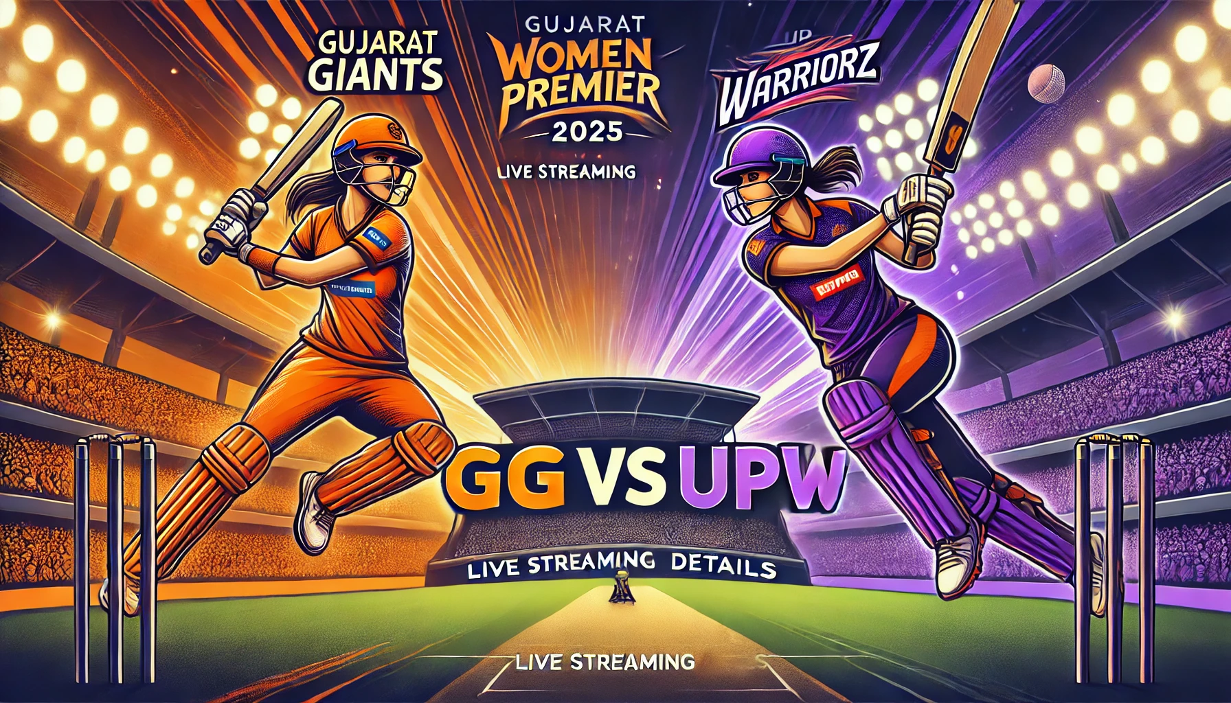 GG vs UPW WPL 2025 Live Streaming free me kese dekhe