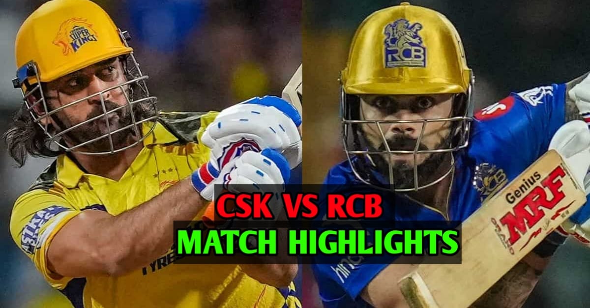 CSK vs RCB IPL 2025 match at Chepauk – RCB celebrates a historic win over CSK