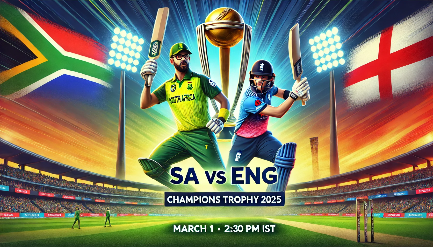 South Africa vs England ICC Champions Trophy 2025 – Match Preview & Prediction