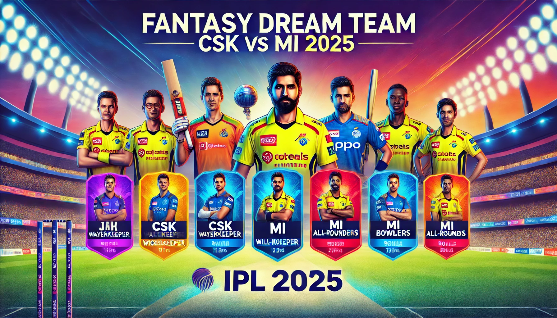 Chennai Super Kings vs Mumbai Indians IPL 2025 match fantasy cricket tips.